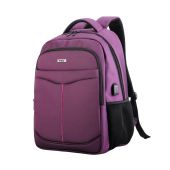 TOO 15,6" USB portos lila hátizsák - Laptop táskák