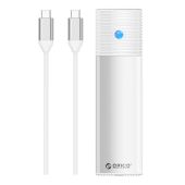 Orico PWDM2-G2-WH-EP M.2 SATA/NVMe SSD külső ház - USB-C