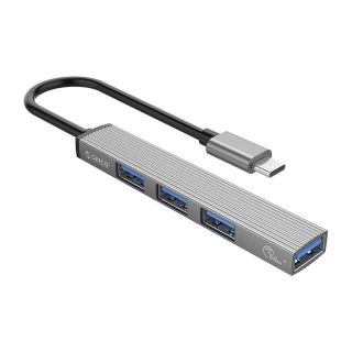 Orico AH-13-GY-BP 4 USB portos USB-C hub