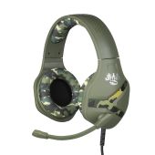 Konix Mythics Nemesis Camo Gamer Headset, mikrofonos, gaming, USB, jack