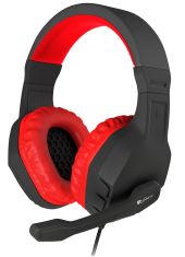 Genesis Argon 200 Gamer mikrofonos sztereo fejhallgató fekete-piros - Headset