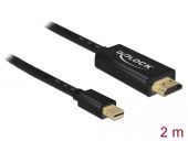 Delock Mini DisplayPort - DisplayPort 1.1a - 2m kábel