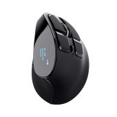 Trust Voxx újratölthető vezeték nélküli ergonomikus egér - Fekete - Egerek