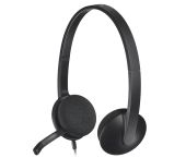 Logitech H340 Mikrofonos USB headset - fekete, sztereó, mikrofonos, USB