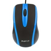 Havit MS753 Vezetékes Egér - Fekete/Kék - Egerek