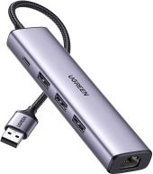 Ugreen CM266 5 az 1-ben USB Hub - Dokkoló / Kártyaolvasó / USB Hub