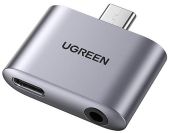 Ugreen CM231 USB-C - USB-C és 3,5 mm Jack Hub - Dokkoló / Kártyaolvasó / USB Hub