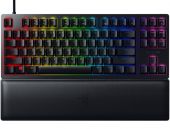 Razer Huntsman V2 TKL Mechanikus Gaming Billentyűzet - Lila Switch - US Kiosztás - RGB - Fekete - 1 év garancia - Billentyűzetek