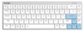 Dareu EK868 Mechanikus Billentyűzet - Bluetooth - BLUE SWITCH - Fehér-Kék - 1 Év Garancia - Billentyűzetek