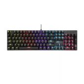 Delux KM55 RGB Vezetékes Gaming Billentyűzet - fekete - Billentyűzetek