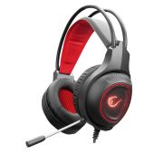Rampage K23 Mission Gamer Headset, sztereó, mikrofonos, gaming, USB, jack