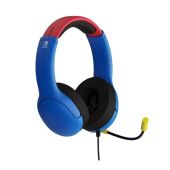PDP LVL 40 Airlite Mario - Nintendo Switch - Gaming Fejhallgató - 1 év garancia - Headset
