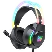 Onikuma X26 Gamer Headset, sztereó, mikrofonos, gamer, USB
