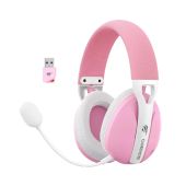 Havit Fuxi-H1 - Pink - Vezeték Nélküli Gaming Fejhallgató - 1 év garancia - Headset