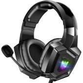 Onikuma K8 RGB Gaming headset - Fekete - Headset