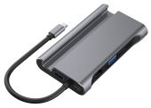 Havit HB4001 USB-Type C Hub telefontartóval - Dokkoló / Kártyaolvasó / USB Hub