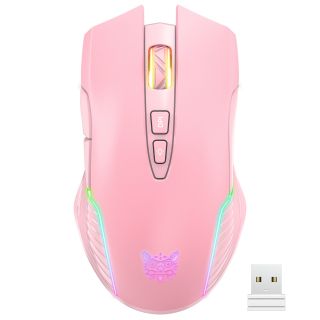 Onikuma CW905 2.4G Vezeték nélküli Gaming egér - Pink