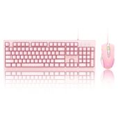 Onikuma G25+CW905 Gaming billentyűzet + egér csomag - Pink, gaming, világítós, +egér