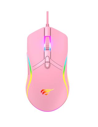 Havit MS1026 - RGB Gaming Egér - Pink