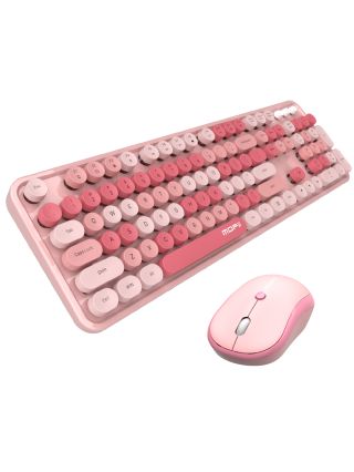 MOFII Sweet Plus Vezeték nélküli Mechanikus Billentyűzet + Egér csomag - Angol Kiosztás