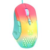 Onikuma CW902 Gamer Egér - Zöld, világítós, gaming, optikai