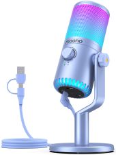 MAONO DM30 USB Streamer/Gamer Mikrofon RGB - Lila - Mikrofon/Streaming
