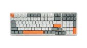 Acer OKW214 Mechanikus Gamer Billentyűzet - Szürke-Fehér - Angol kiosztás!, gamer, világítós, mechanikus, RGB