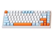 AULA M75 Vezeték Nélküli Mechanikus Gamer Billentyűzet - Fehér, USB, gamer, világítós, mechanikus, vezetékes, RGB