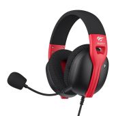 Havit Fuxi-H5d Gamer Fejhallgató - Fekete-Piros, sztereó, mikrofonos, gamer, jack