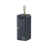 Remax Piloteer Series RPP-117 Gyorstöltő Powerbank 50000mAh - Fekete