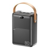 Remax Piloteer Series RPP-118 Gyorstöltő Powerbank 80000mAh - Fekete