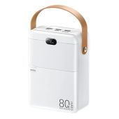 Remax Piloteer Series RPP-118 Gyorstöltő Powerbank 80000mAh - Fehér
