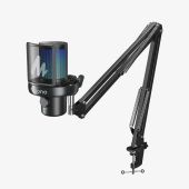 MAONO DM40 Pro S USB Vezeték Nélküli Streamer/Gamer Mikrofon Kit RGB - Fekete - Mikrofon/Streaming