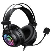 Onikuma X80 Vezetékes Gamer Fejhallgató RGB világítással - Fekete - Headset