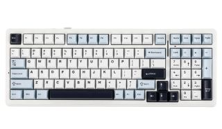 AULA F99 Vezeték Nélküli Mechanikus Gamer Billentyűzet - Fehér-Kék