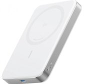 Anker Nano Power Bank (5000mAh, Slim, MagGo), fehér