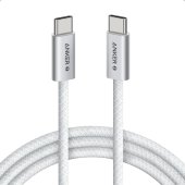 Anker Zolo USB-C to USB-C 240W 1.8m adatkábel, fehér - Töltők, adapterek, kábelek