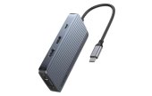 Anker USB-C Hub (8-in-1, Triple Display), Gray