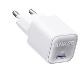 Anker 511 Charger (Nano 3, 30W) fali töltő, USB-C, fehér