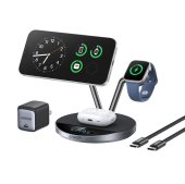 Anker Prime vezeték nélküli töltőállomás (3-in-1, MagGo, AirCool, Dock Stand), Fekete