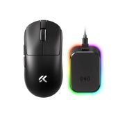 MCHOSE A7 V2 Ultra Plus Tri-Mode 8K Vezeték Nélküli Gamer Egér + Magnetic Dock, vezetékes, világítós, gamer, optikai