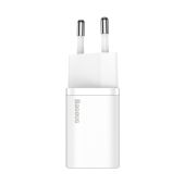 Baseus Super Si 1C Gyorstöltő Hálózati Adapter 20W - Fehér