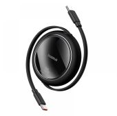 Baseus Free2Draw Mini USB-C to USB-C 100W behúzható kábel, 1m, fekete