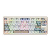 Epomaker Galaxy70 Tri-Mode Vezeték Nélküli Mechanikus Gamer Billentyűzet, USB, gamer, világítós, mechanikus, vezetékes, RGB, +egér