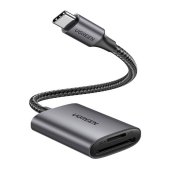 UGREEN CM401 USB-C Kártyaolvasó - Szürke