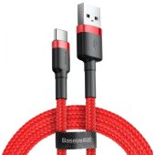 Baseus Cafule USB-A - USB-C Kábel - 2m - Piros