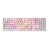 AULA F108 PRO V2 Tri-Mode Vezeték Nélküli Mechanikus Gamer Billentyűzet - Pink, USB, gamer, mechanikus, vezetékes
