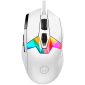 LORGAR Pro MSP80 Vezetékes Gamer Egér - Fehér, vezetékes, világítós, gamer, optikai