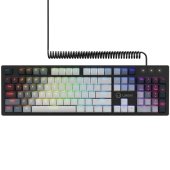 LORGAR Azar 514 Mechanikus Gamer Billentyűzet - Fehér (Angol Kiosztás!), USB, gamer, világítós, mechanikus, RGB, +egér
