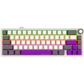 LORGAR KBP70MW, Vezetéknélküli 65% Mechanikus Gamer Pro Billentyűzet Bézs, USB, gamer, világítós, mechanikus, vezetékes, RGB